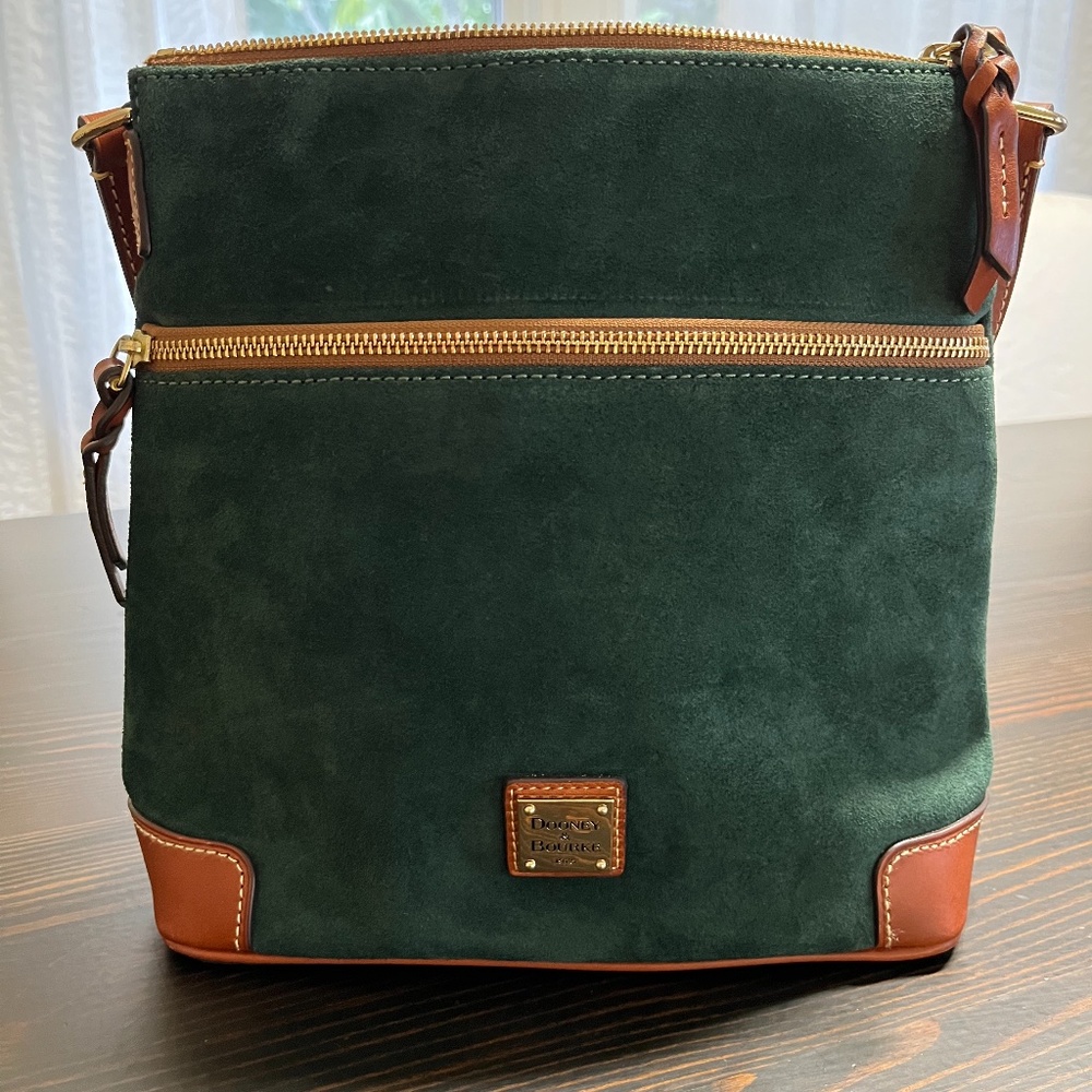 Dooney & Bourke Suede Leather Crossbody Handbag/Purse